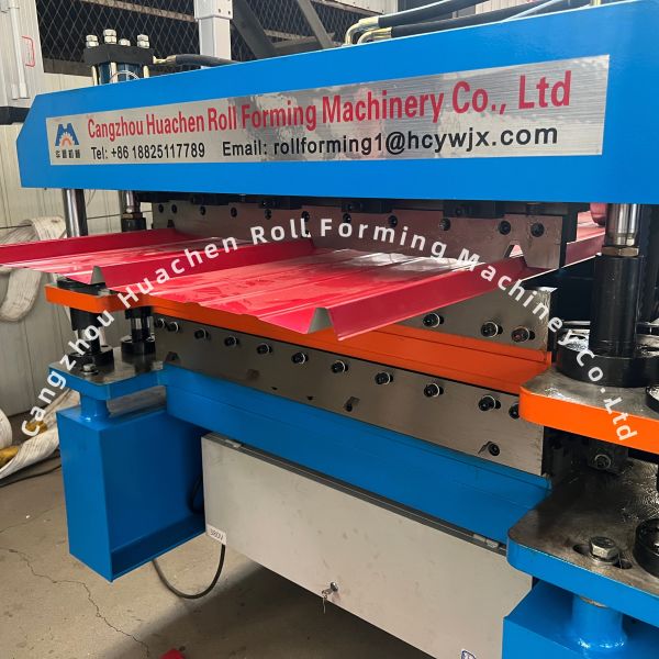 1250MM Width 15m/min Speed PPGI/GI Material Double Layer Roll Forming Machine for Trapezoidal Sheets