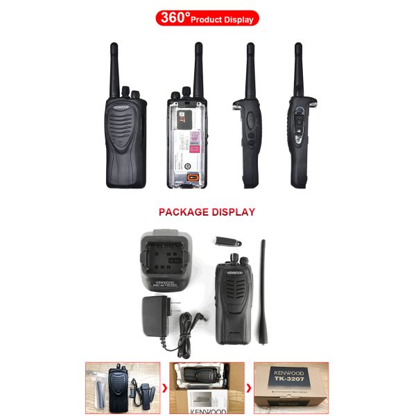 DMR Long Range Two Way Radio Walkie Talkie for Security Guard Equipment