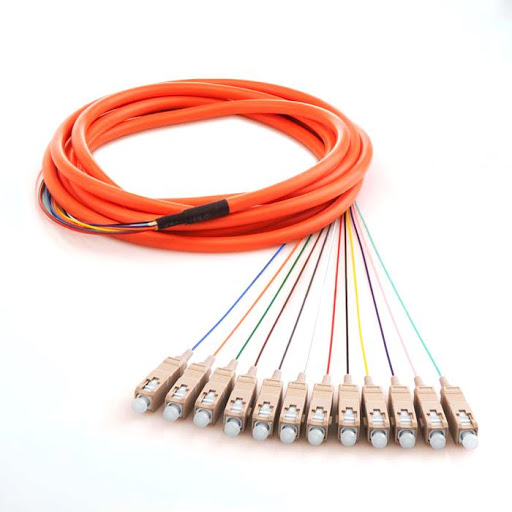 PVC ST MM OM3 OM4 LSZH отрезка провода FC SC LC ядра оптического волокна OM2 OM3 12