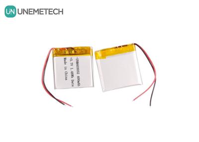 403032 4.2V Bateria de polímeros de íons de lítio personalizada 3.7 V 400mAh Bateria de polímeros de íons de lítio para produtos eletrônicos