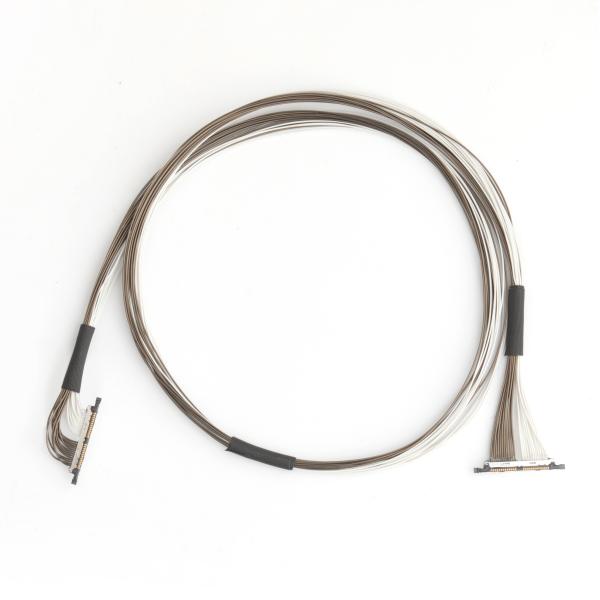 30-Pin Dual-Ended LVDS Shielded Coaxial Cable Assembly, UL10005 44AWG