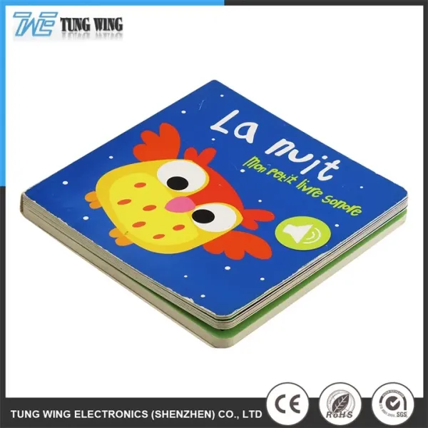OEM Educational Children Book with Sound Effects and Customized Size Made from ABS Material