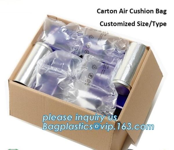inflatable air bag for wine bottle, wine bottle air bag transport protective shock resistant cushion hand bag packaging,
