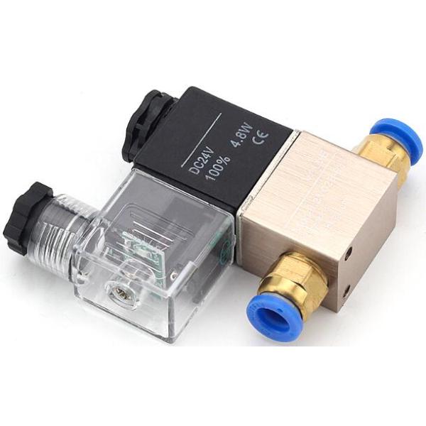 Airtac 2V025 Series 2V025 - 08 Aluminum Pneumatic Solenoid Valve Direct Acting Normally Closed With Port Size 1 / 4