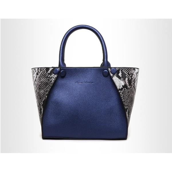 2016 new European and American fashion handbags serpentine Messenger bright skin handbag luxury handbag