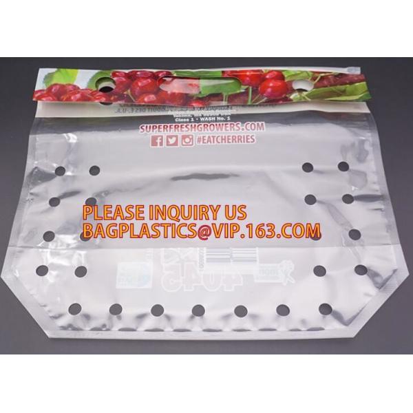 fresh cherry tomato packaging bag, Fresh Fruit Preservative General Grape bag, Cherry Red Lift Sealed Packaging Bag