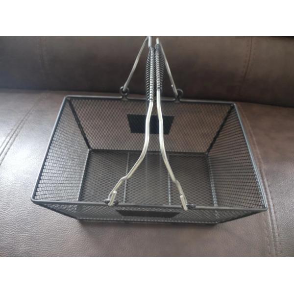 Alambre de acero inoxidable Mesh Storage Basket de la cocina 304 300x197x70m m