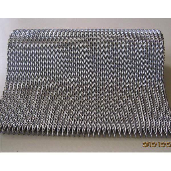 Durable Wire Mesh Plate Conveyor Belt Alkali Resistant Lightweight ISO9001