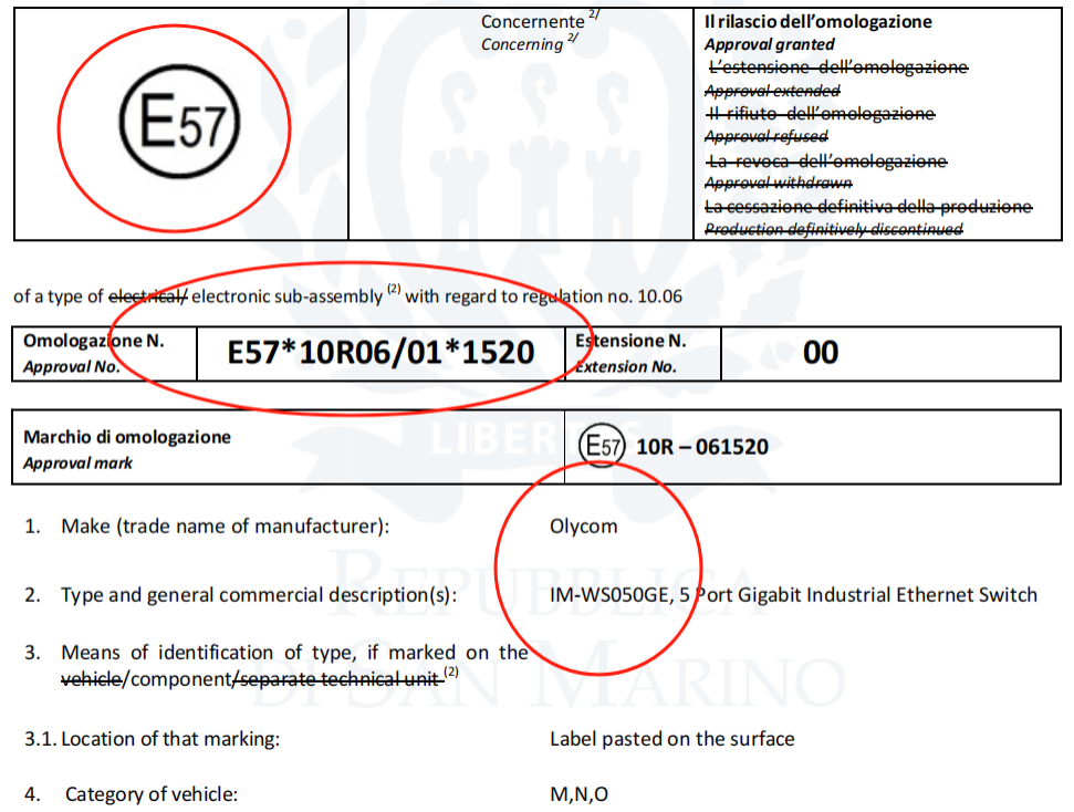 5-портный коммутатор промышленной сети Гигабит CE E-Mark Certified Unmanaged DIN Mounted