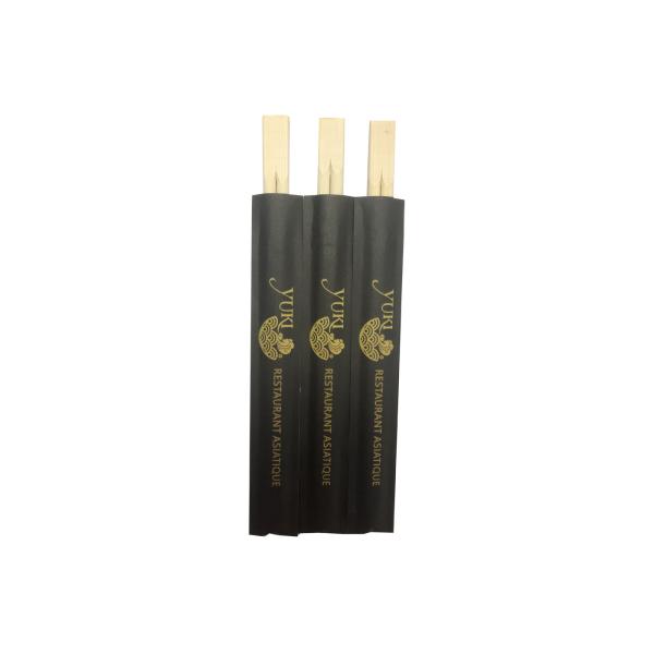 Hygienic Stocked Custom Disposable Chopsticks With Paper Sets