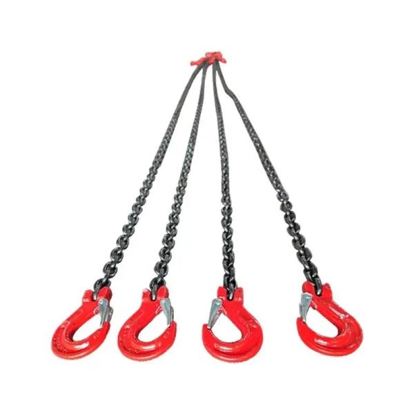 2t Working Loadlimit Crane with G80 Chain Sling Hook and Adjustable Hanging Spreader