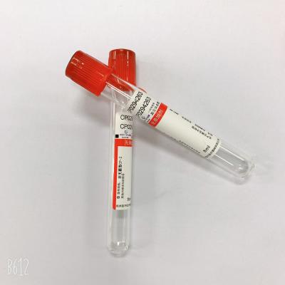 Parte superior vermelha 12x75 13x75 16x100 do tampão do tubo liso estéril da coleção do sangue