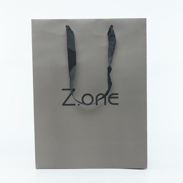 Carrier Art Kraft Coated Paper Shopping Bag For Clothes Apparel Gift