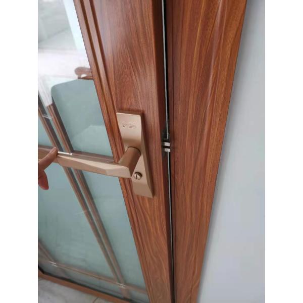 Jamaica Lt Gold Moisture Proof Seal Strip Entry Bathroom Toilet Security Shower Interior Swing Glass Aluminium  Door