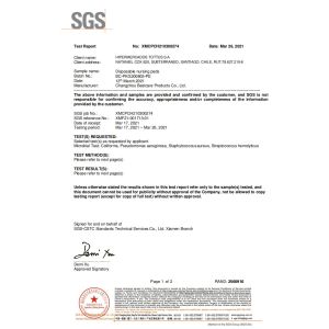 Changzhou Bestcare Products Co., Ltd. Certifications