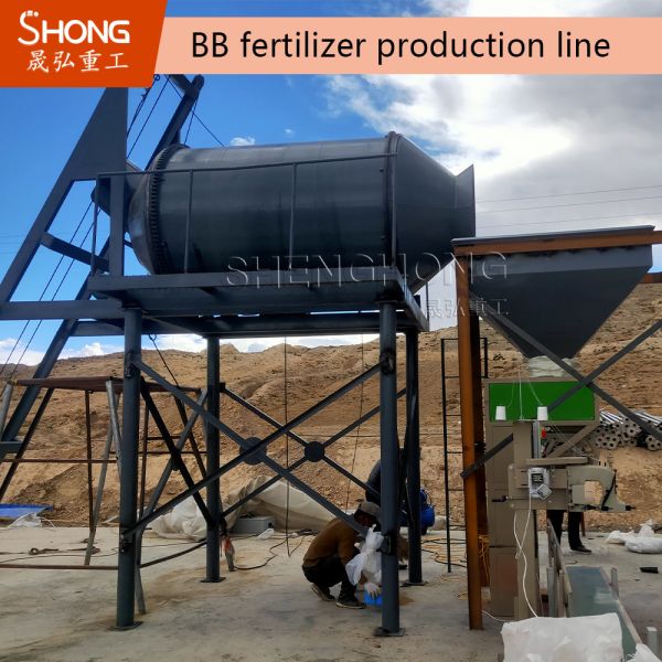 NPK Bulk Blending Fertilizer Production Plant with PLC Control System, 5-7 Tons Per Hour, and Customizable Formulations