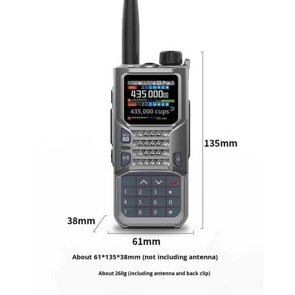 Baofeng RD-55PRO 3G POC Walkie Talkie with GPS Beidou Positioning and >50km Range Two Way Radio