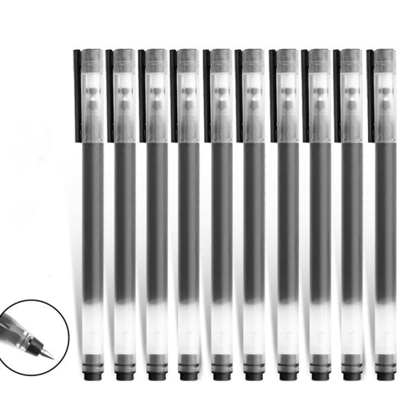 Plumas automáticas de relleno de tinta con gel de relleno de tinta 05 mm para bolígrafo de plástico de colores a granel