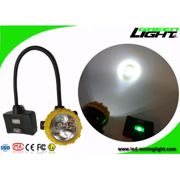 6.8Ah High Power LED Headlamp 15000lux IP68 With Low Power Warning Function