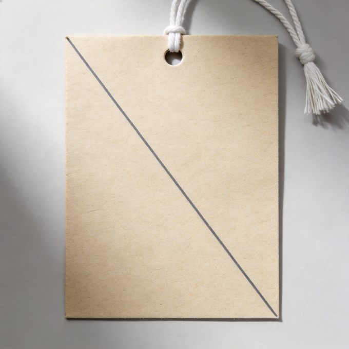 3x5 Inches Custom Printed Hang Tags Featuring Barcode Customization Crafted for Product Tagging and Inventory Management