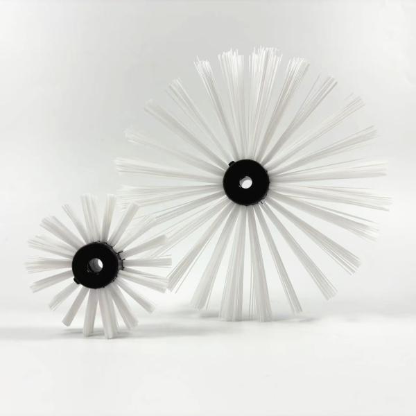 Industry Nylon Epoxy Coating Rotary Brush For Pipe Cleaning And Spraying