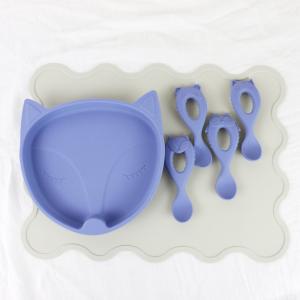 Esteiras de lugar personalizadas coloridas Eco do silicone amigável para o bebê