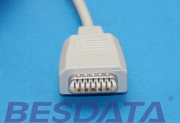 Nihon Kohden Cardiofax EKG ECG Cables And Leadwires 10 Leads / 12 - Channel Electrocardiogram