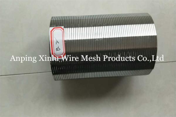 6-5/8 Continuous Slot Water Well Vee Wire Screen Polishing For Sand Control