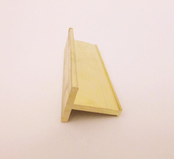2-3mm Thickness Copper Tee Sections Brass T Profiles For Furniture