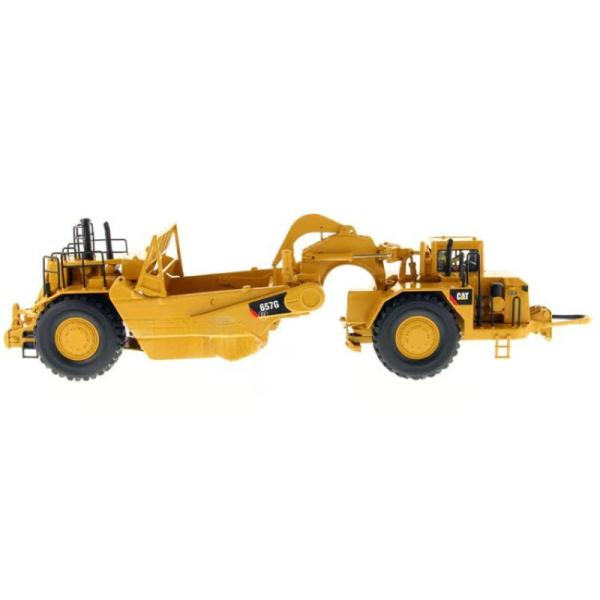 CAT Caterpillar 657G Wheel Scraper Diecast Model 1:50 Scale Construction Replica 85175C