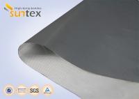 Tissu enduit de silicone de fibre de verre matériel froid et résistant à la chaleur de 0,4 millimètres