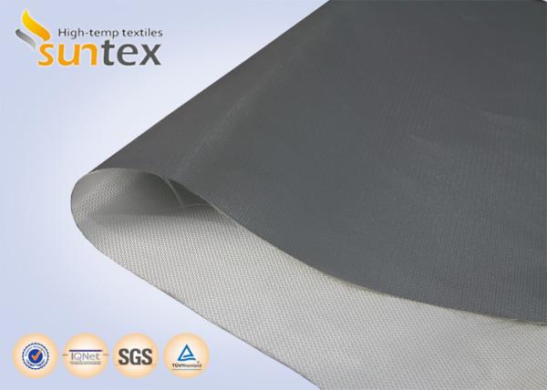 A sarja/cetim/planície da isolação térmica tecem pano/tela revestidos da fibra de vidro da borracha de silicone para junções de expansão
