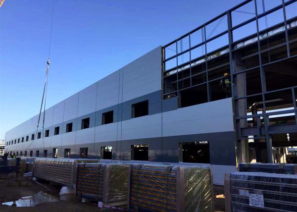 Prefab Steel H Beam Warehouse Structure for Racking Systems
