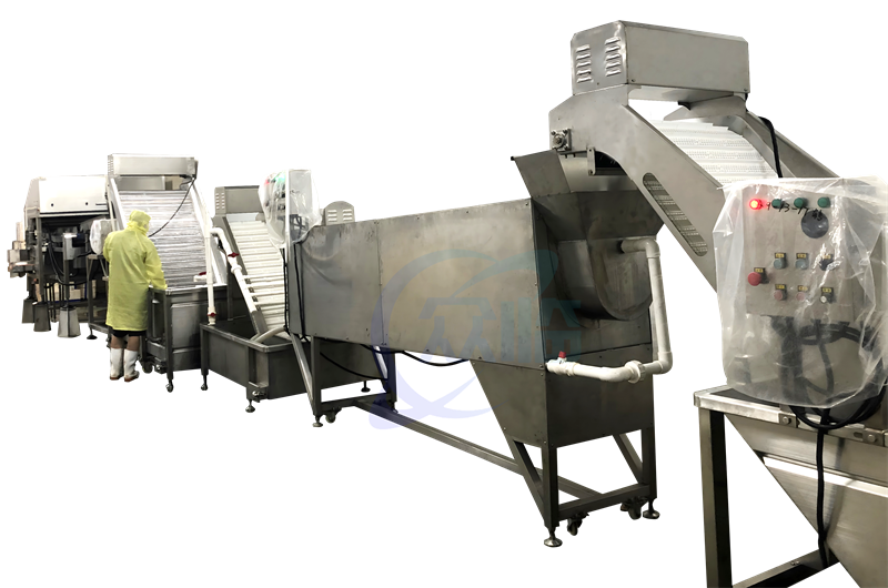 1000KG/H-1500KG/H Shrimp Separator Machine 380V 3P 50HZ Seafood Processing Line
