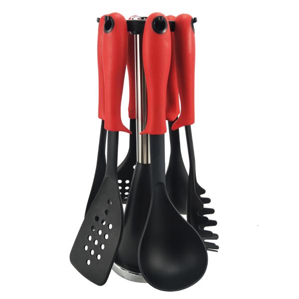 Haisheng 7pcs Cookware Set Including Nylon Kitchenware Utensil Sets for Kitchen Wares