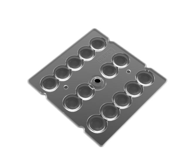 Peso leve da lente de 3030 Chips Square High Bay Light para a iluminação exterior