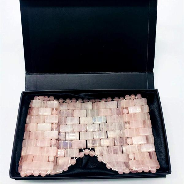 Customizable Style Natural Jade Facial Mask for Beauty and Rose Quartz Face Eye Mask