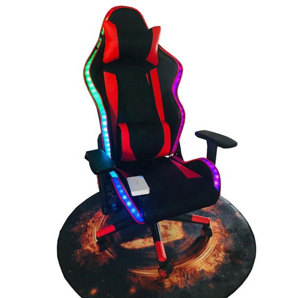 RGB LED Gaming Chair Comfortable and Professional Swivel Rolling Chair for Commercial