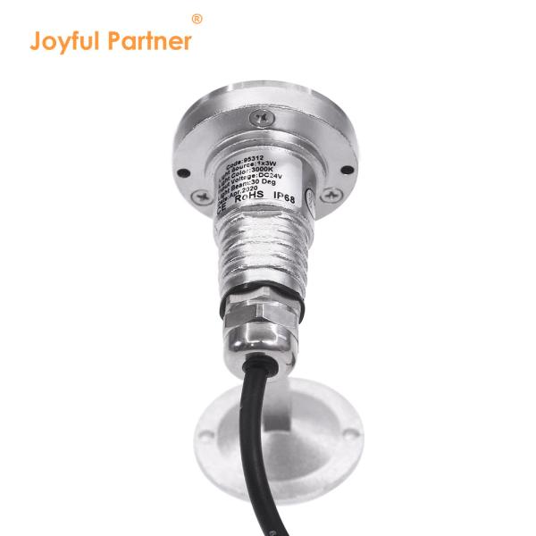 LED Underwater Spot Light Waterproof IK07 1*2W LED DC24V DMX RGBW 6W For Fountain