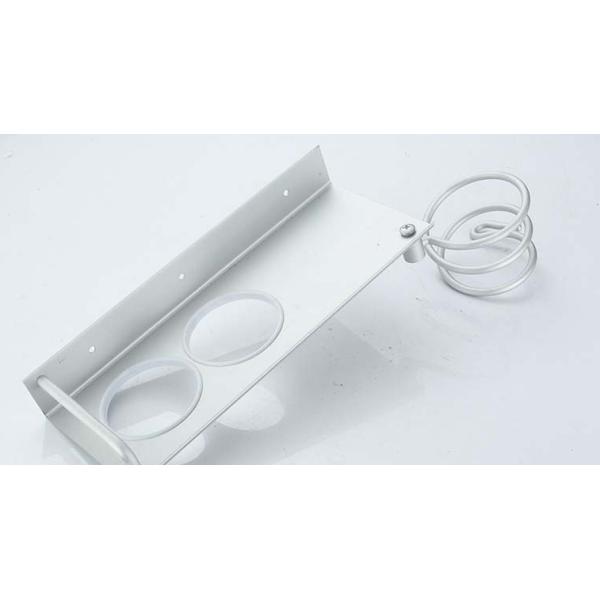 Bathroom Shelf Organizer Storage Rack  SUS304 Stainless Steel Hair Dryer Storage Rack Toothbrush Holder
