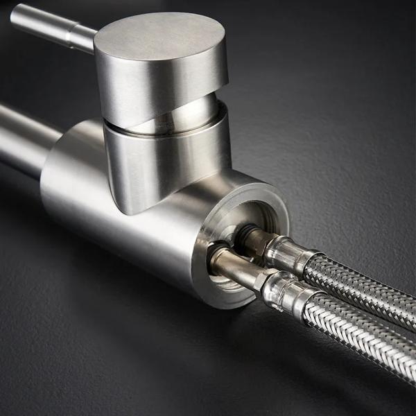 304 из нержавеющей стали Гибкий вытягивающийся кухонный микшер