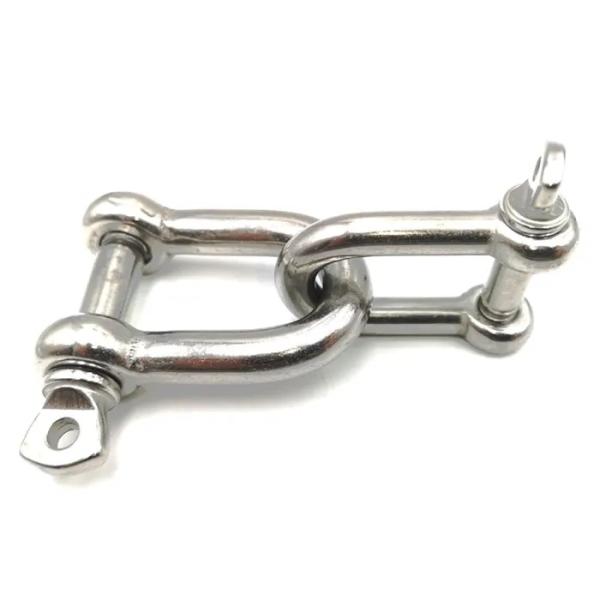 Aço inoxidável de qualidade marinha tipo europeu parafusos D grilhões 304/316 OEM polido