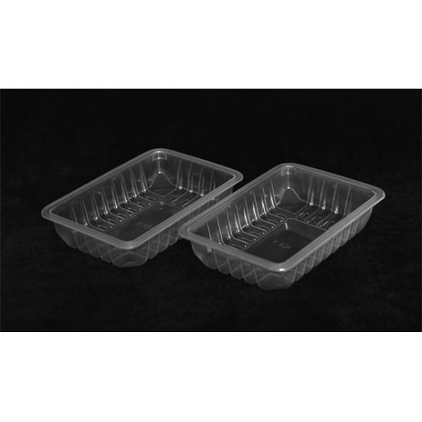 185 X 125 X 40MM PP Plastic Tray Food Packaging Vegetable Disposable Clear Box