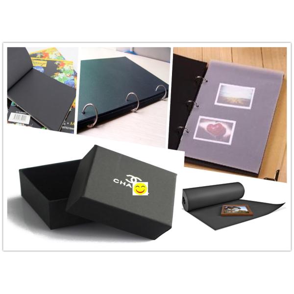 1mm / 1.5mm / 2mm / 3mm Thick Solid Black Paper Board For Painting Drawing Diary