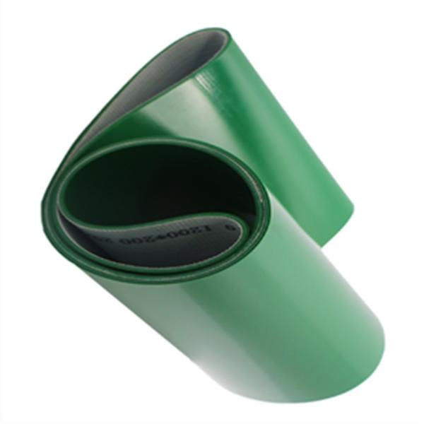 Глянцевая 2 мм ПВХ конвейерная лента теплостойкая