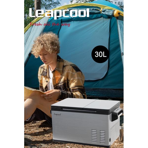 Référentiel d'efficacité énergétique de catégorie 1 30L réfrigérateur de voiture portable mini à courant continu pour camping hors route