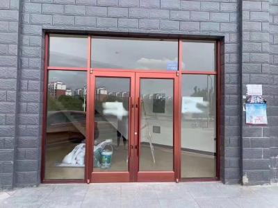 Outward Exterior Double Glass Doors For Patio Customized