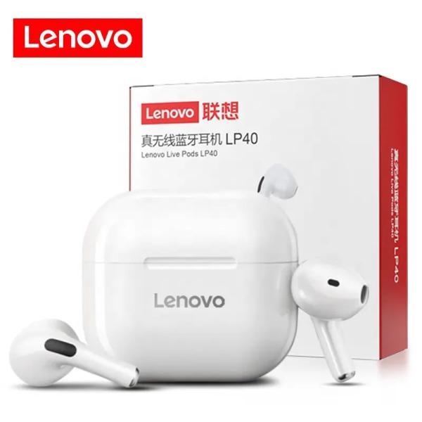 Lenovo LP40 Lightweight Wireless Earbuds Waterproof Wireless Bluetooth Earphones
