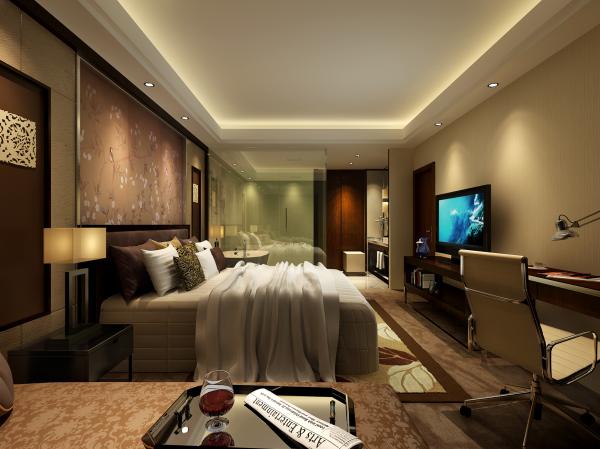E1 Grade Hotel Guest Room Double Guest Bed With SGS Approval