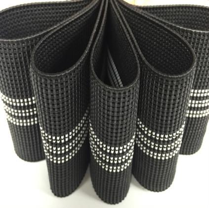 Black Color Width 3 Inch Replacement Webbing For Outdoor Furniture